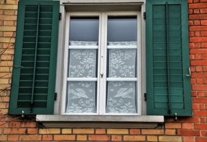 wooden shutters