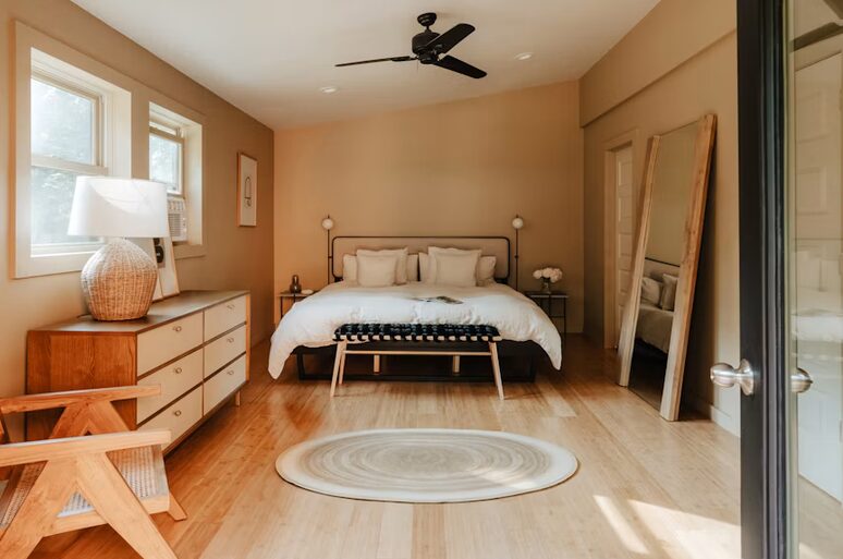 a cozy bedroom